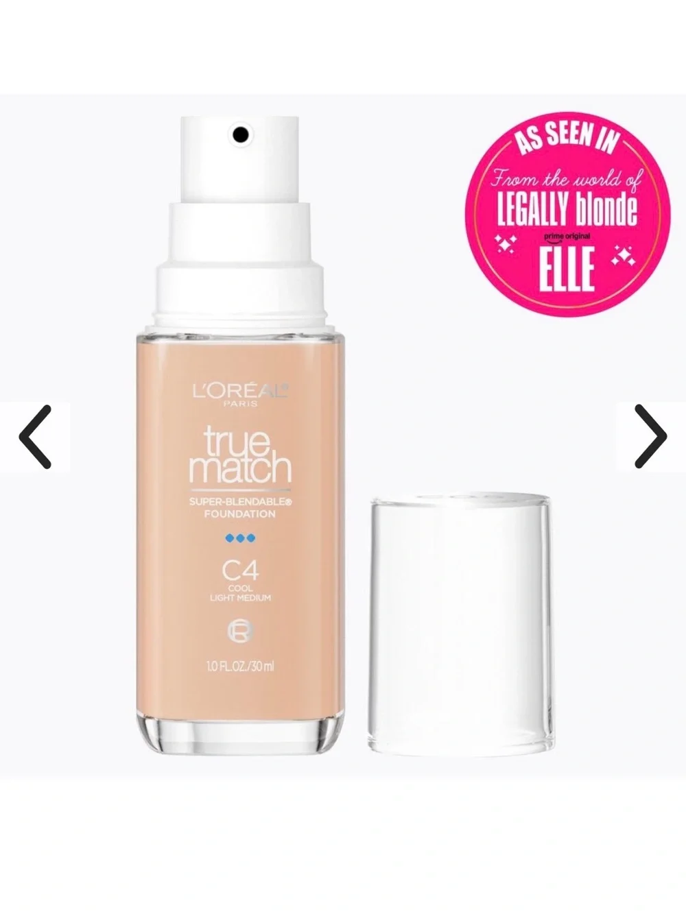 L'Oreal True Match Foundation C4 Light Medium Peach
